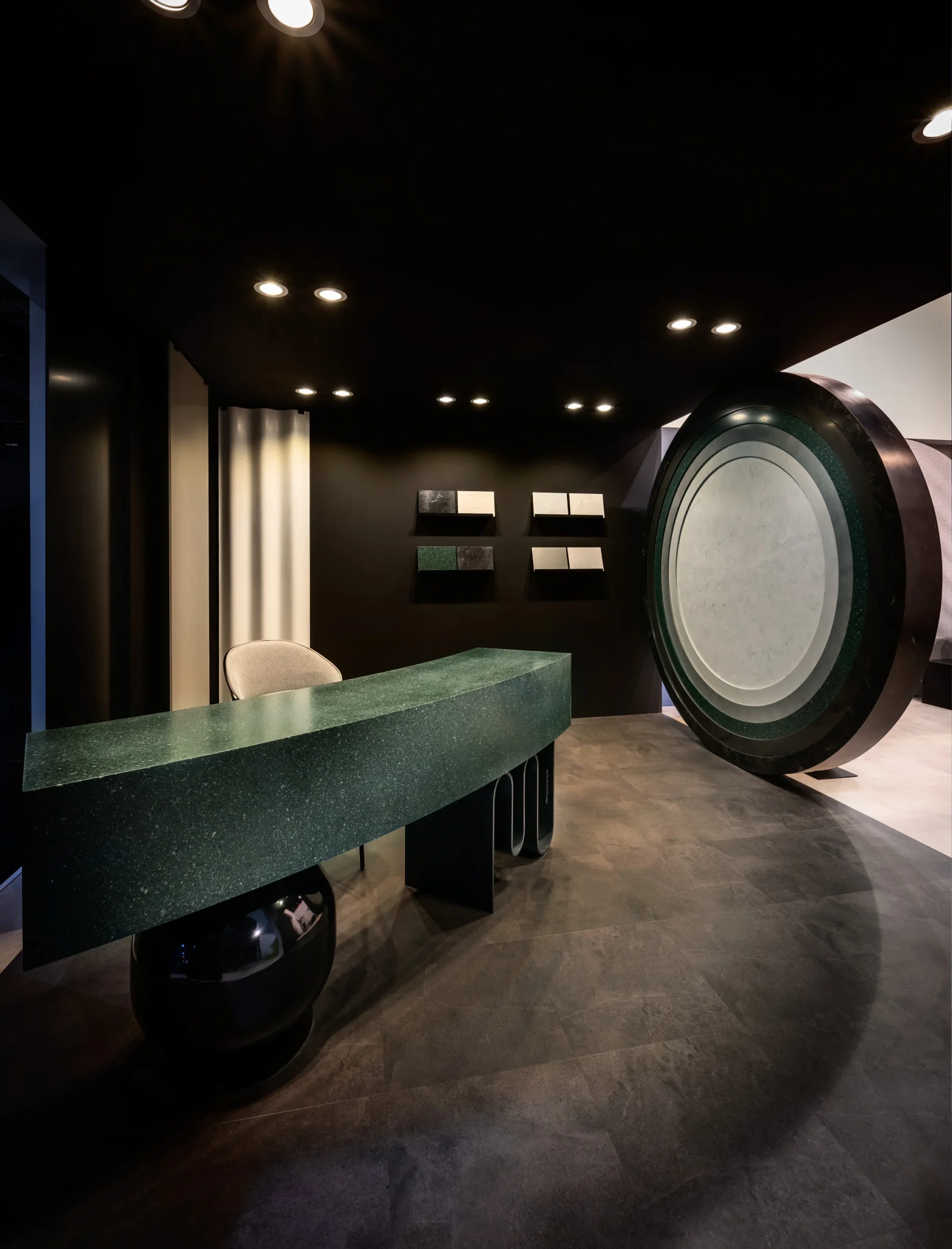 Zielony blat Solid Surface